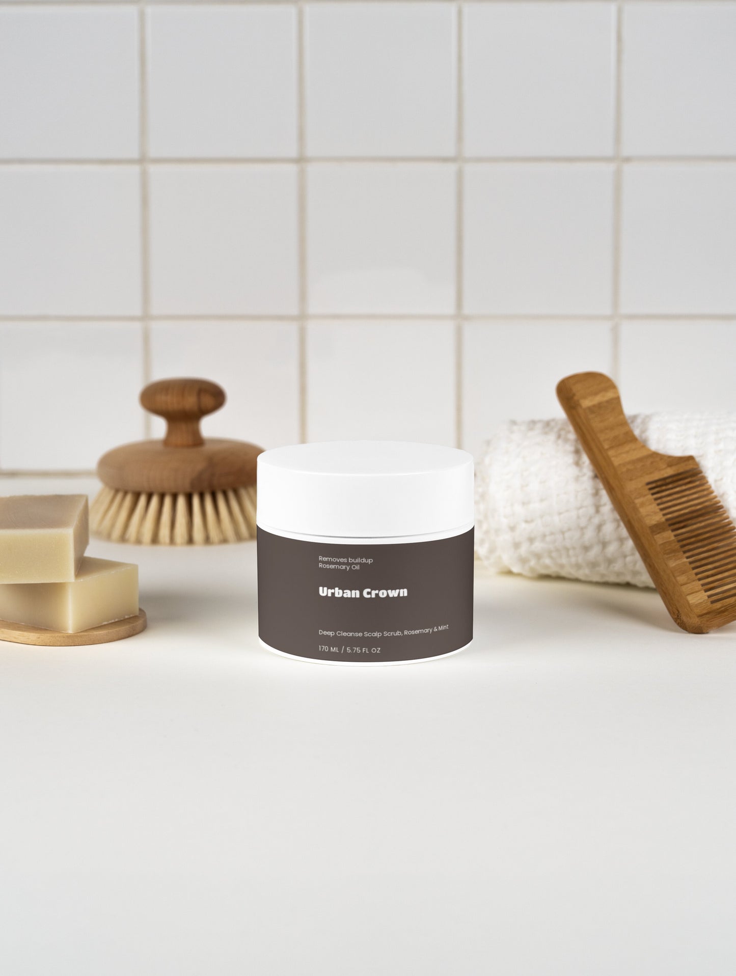Urban crown Deep Cleanse Scalp Scrub, Rosemary & Mint