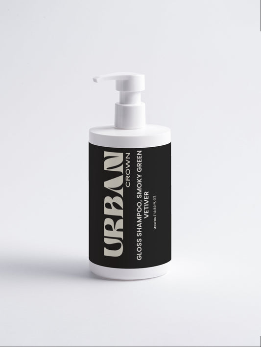 Urban Crown Gloss Shampoo, Smoky Green Vetiver